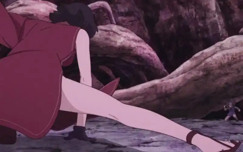 [火影策划说] 腿影黑土决斗场表现效果,好腿,好青春06