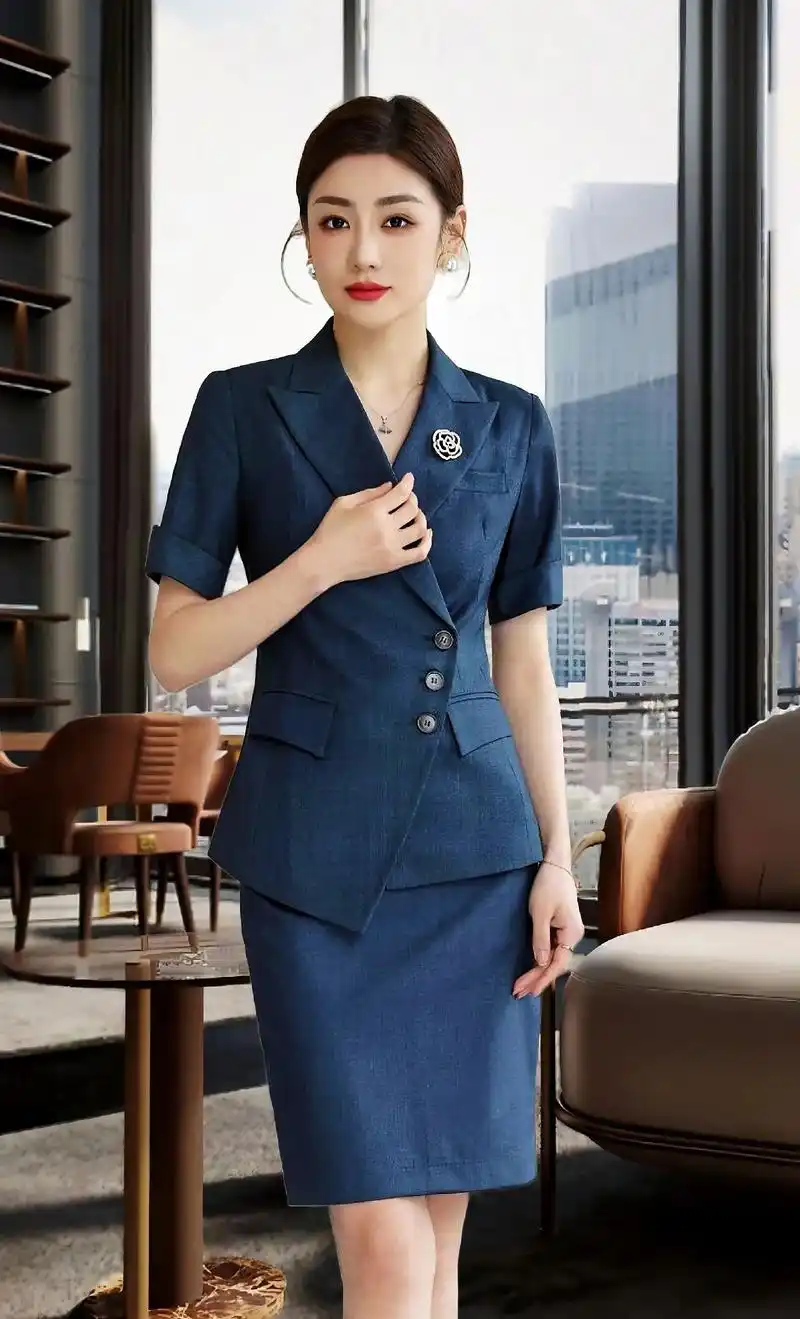 姐妹们,夏天来了,轻薄透气的高端职业装西装套装是你的不二选择!