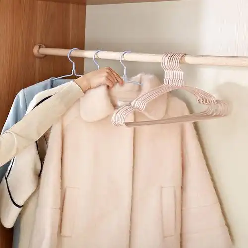 优旋youeshone衣架1050支装成人衣架家用成人加粗衣架子家用晾衣架撑