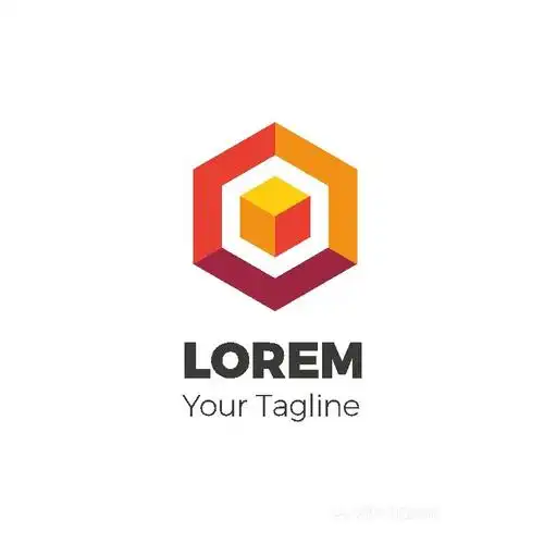 立体几何体标志图标家居建筑矢量logo设计素材