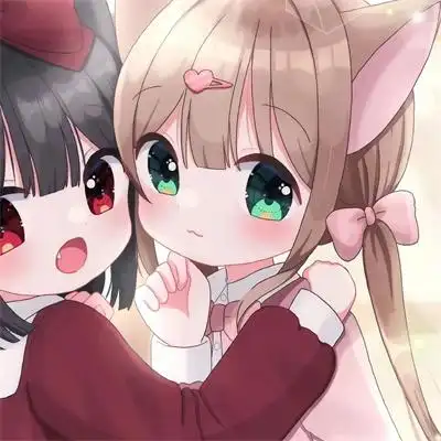 卡通闺蜜头像小清新可爱高清卡通呆萌闺蜜头像图片