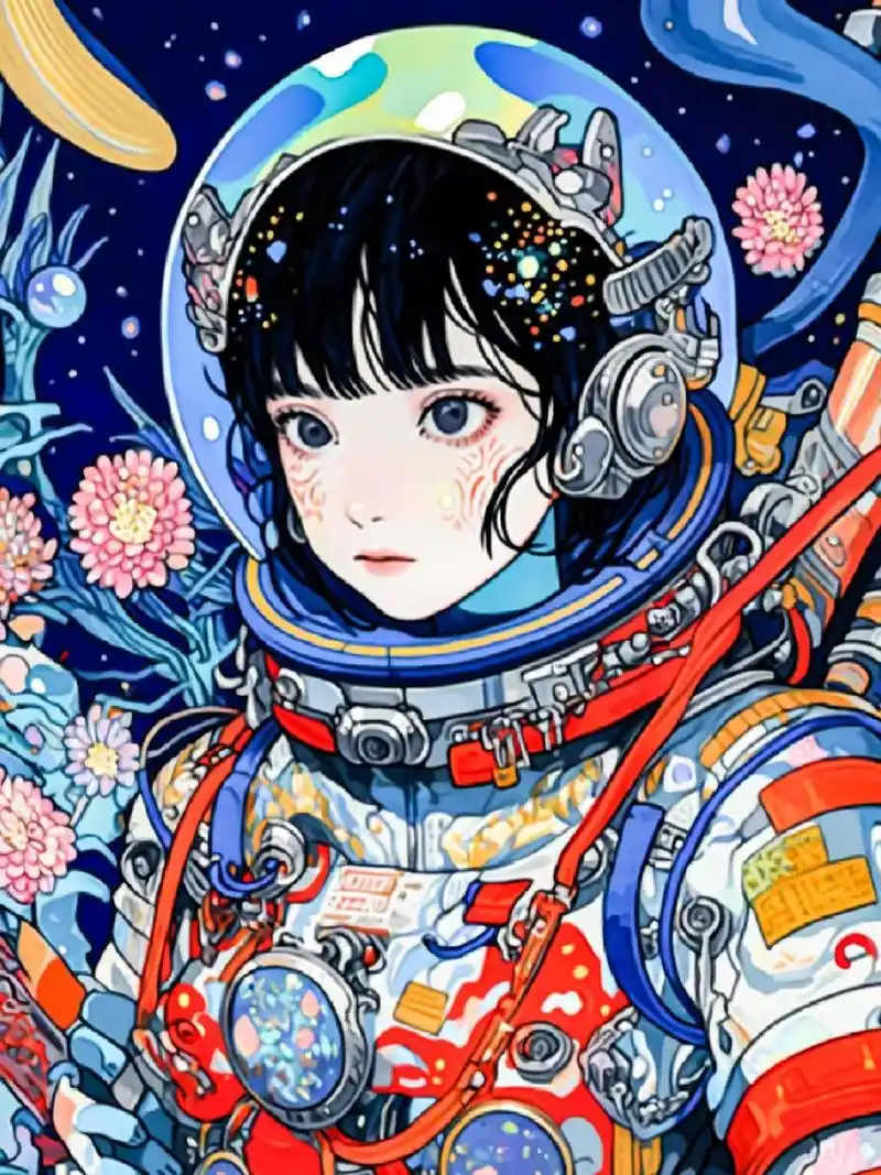 宇航员人物素材参考,适用主题:科技,未来,航空,元宇宙等