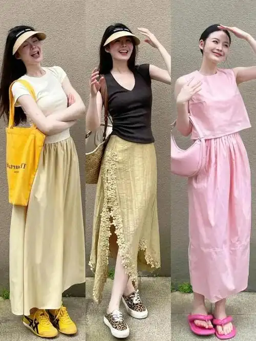 夏季的衣服"色彩"怎么搭配最美?博主亲身示范20套,照穿也洋气