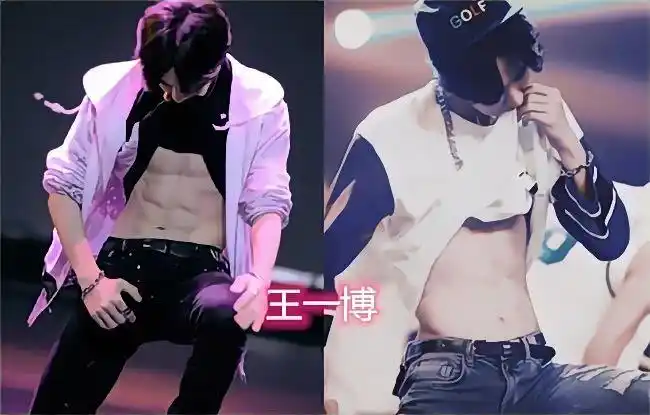 男星炫腹肌,张艺兴,王一博还行,看到肖战,网友:腹肌在哪?_手机搜狐网