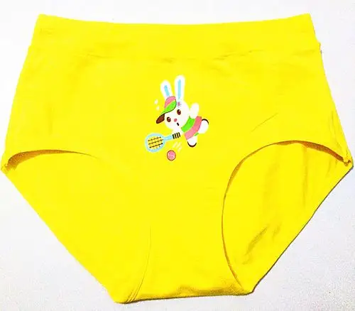 黄色儿童内裤可爱三角少女本命年闰月黄低腰莫代尔2017新款包邮