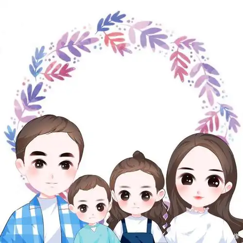 动漫头像精选,一家四口微信头像设计,有你喜欢的