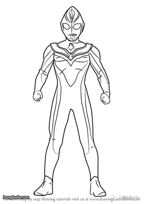 诺亚奥特画法曼,奥特曼简笔画图片大全贝利亚,奥特曼简笔画图片大全