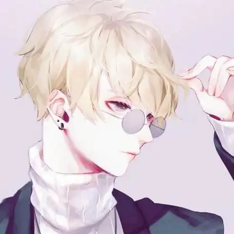 快手头像男生动漫清晰微笑不屑