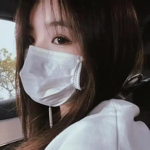 口罩女生头像ins女生头像