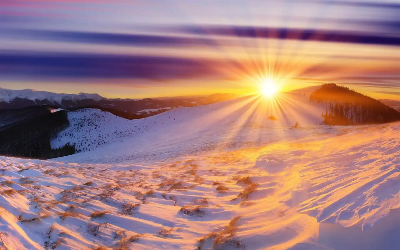 唯美雪景高清电脑桌面主题壁纸图片下载大全