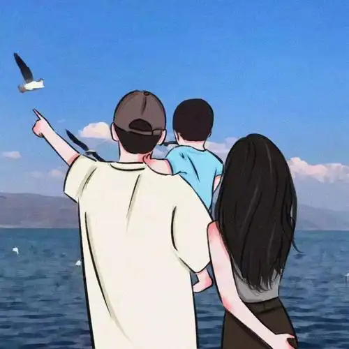 亲子头像一家三口