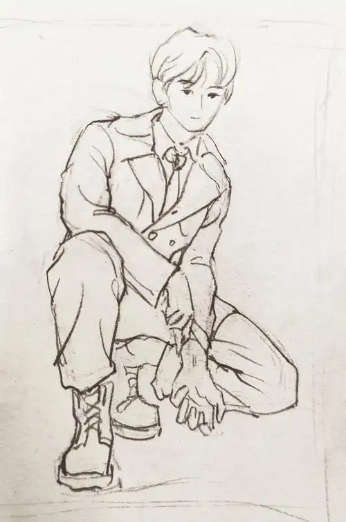 速写班长 #速写60天挑战赛#day32 - 半次元 - acg爱好者社区