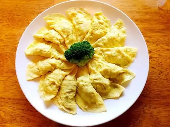 笃一鼓作气二话不说三思而后努力做的上海蛋饺