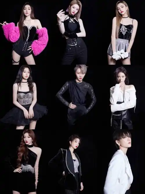 作为从《青春有你第二季》中成团的组合,the9的每一位成员都有着非常