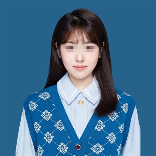 蓝底证件照模板_教你怎么自己制作蓝底证件照-窝窝摄影网