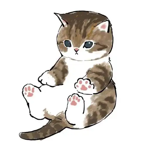 卡通头像:这么可爱的小猫,你被萌化了吗?