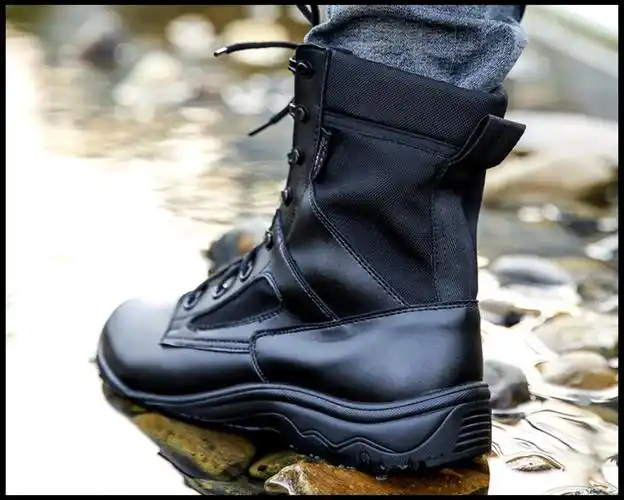 黑色超轻狩猎中国解放军军靴男靴鞋