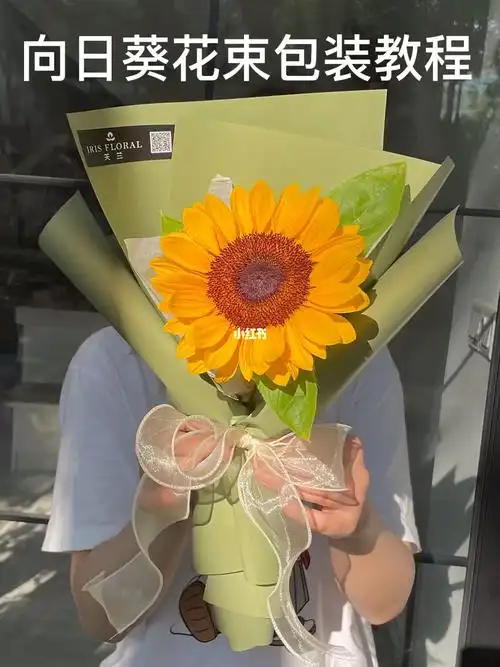 向日葵向日葵花束向日葵花束包装教程