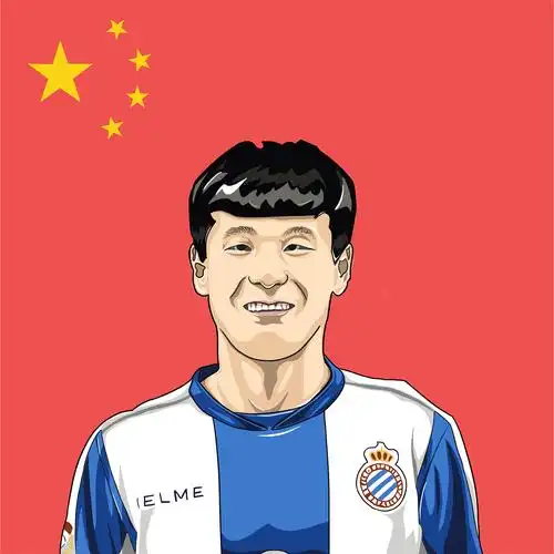 足球明星/插画