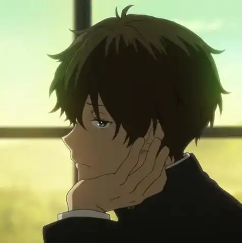 冰菓头像男图片侧脸 男生头像图片大全 -【爱个性】