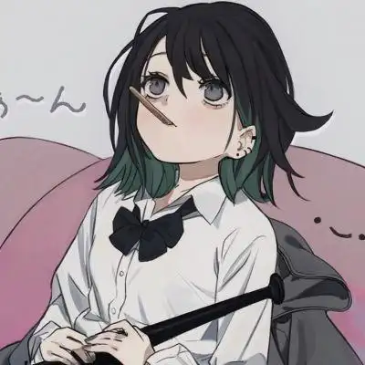 漫画头像女ins高级质感高清图片