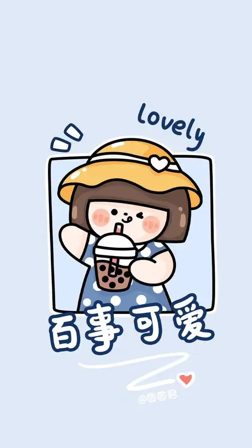 可爱女孩卡通壁纸 - 堆糖,美图壁纸兴趣社区