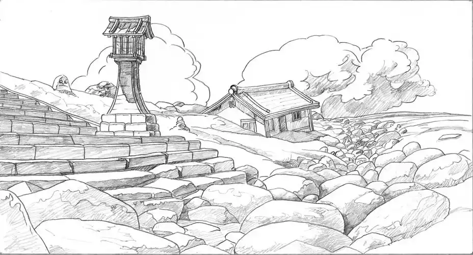 不透明水彩 |《千与千寻》场景