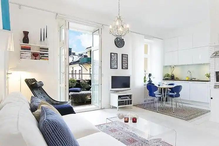 北欧风格简约小户型家居装修图片