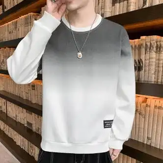 耐克森官方旗舰店秋冬季新款男士卫衣休闲百搭青年帅气长袖圆领男装白