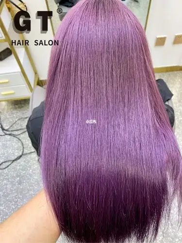 好看发色薄藤紫