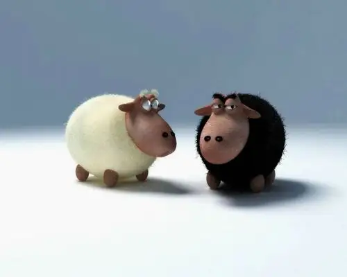 这两只羊叫什么,想下载做电脑桌面,谢谢