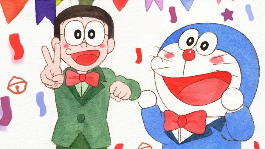 电脑壁纸 动漫卡通 动漫人物 可爱的大雄叮当猫