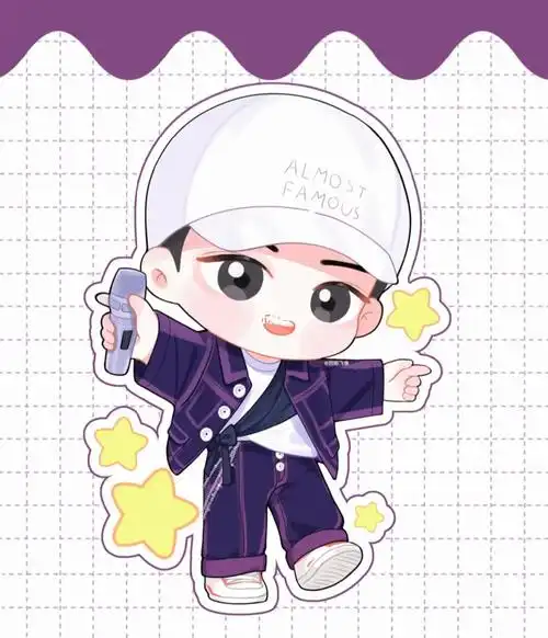 tfboys王源q版卡通全身人物