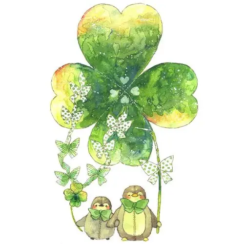 四叶草和企鹅头像