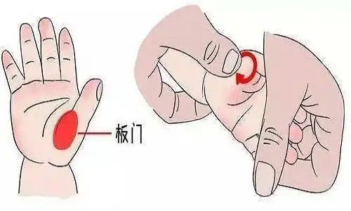 小儿推拿揉板门作用,揉板门正确手法图片