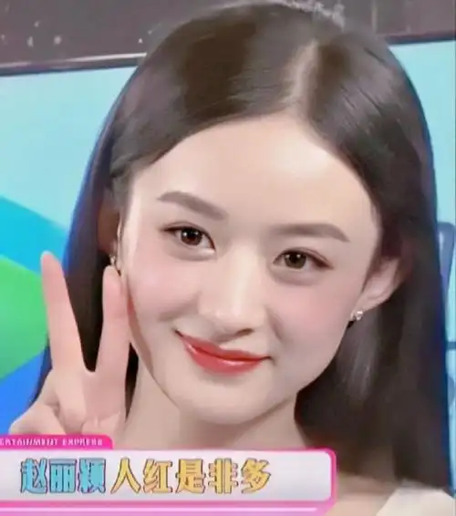 赵丽颖出道前的工作