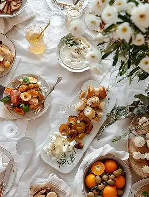 休闲时光甜点下午茶饮品摄影图