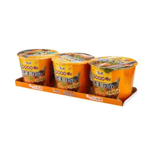 方便食品康师傅秘制香菇卤香牛肉面105g3桶组返回商品页