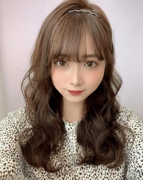 发型欣赏——日系甜美卷发!