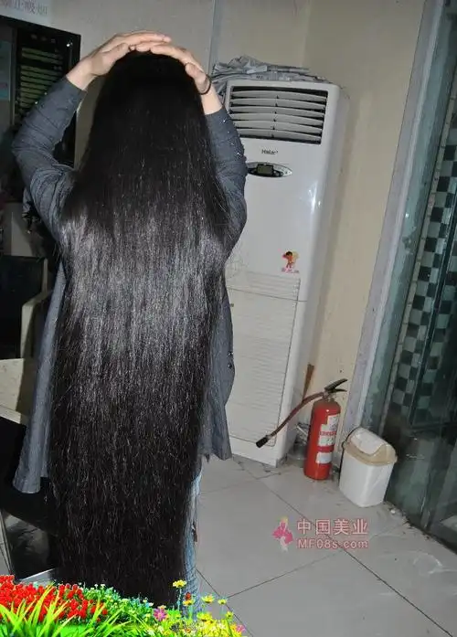 2米长的精品大辫子-huang87#(5) 剪发_中国长发