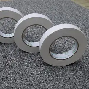 高粘性双面胶带 透明地毯胶 防水无痕胶带易除强力布胶2.5cm*20 m