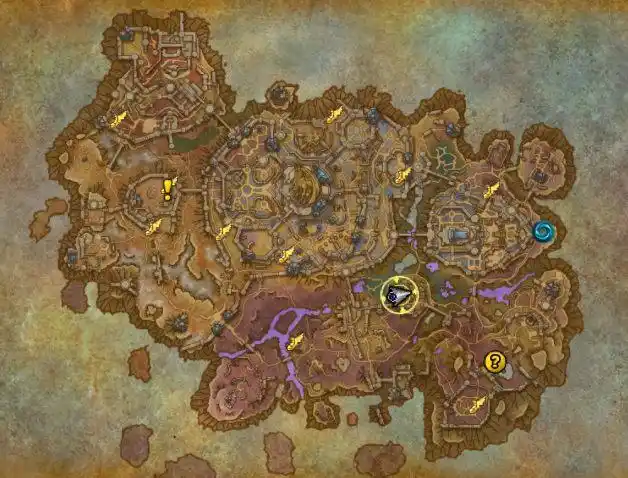 魔兽世界90地图一览