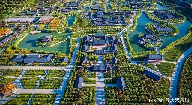 通过现代ai技术修复的圆明园全景