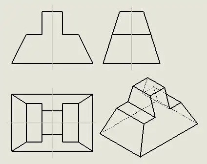 平面立体的第三投影 怎么画