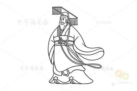 朱元璋简笔画古代人物简笔画大全人物简笔画历史清朝第十一位皇帝