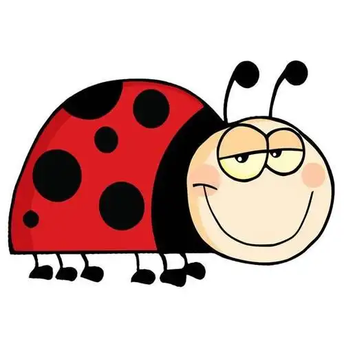 七星瓢虫卡通画