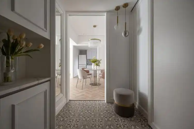 现代美式实用且独立的个性玄关