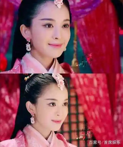 6 古力娜扎baby在《云中歌》中的造型都很美,穿上古装粉色服装很像是