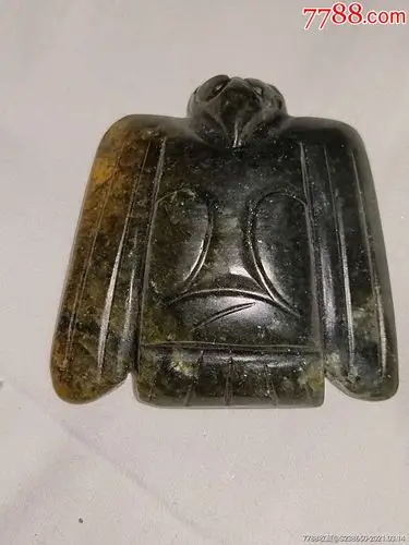 红山老玉枭,老玉,高古玉