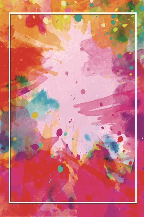 水彩泼墨创意海报背景 - 当图网